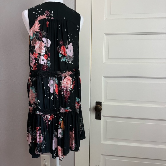 Free People Haze Floral Sleeveless Boho Tunic Top - Picture 7 of 12